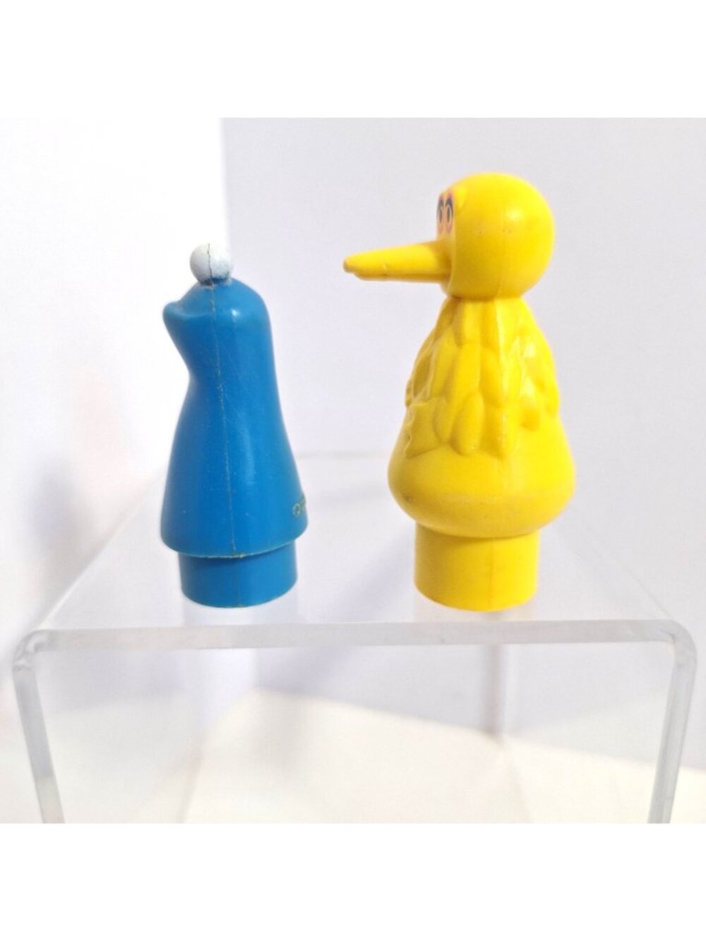 Little People Sesame Street Big Bird Cookie Monster Fisher Price Vintage Lot - Picture 5 of 9